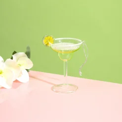 New Sass and Belle Margarita Cocktail Shaped Bauble