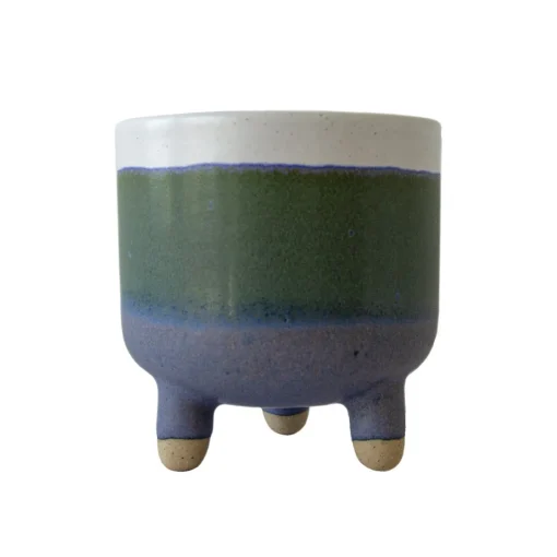 Outlet Sass and Belle Marlowe Leggy Planter Blue Small
