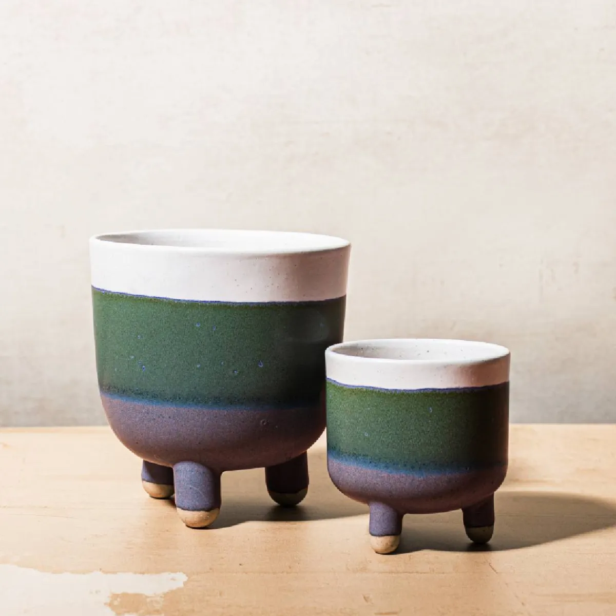 Outlet Sass and Belle Marlowe Leggy Planter Blue Small