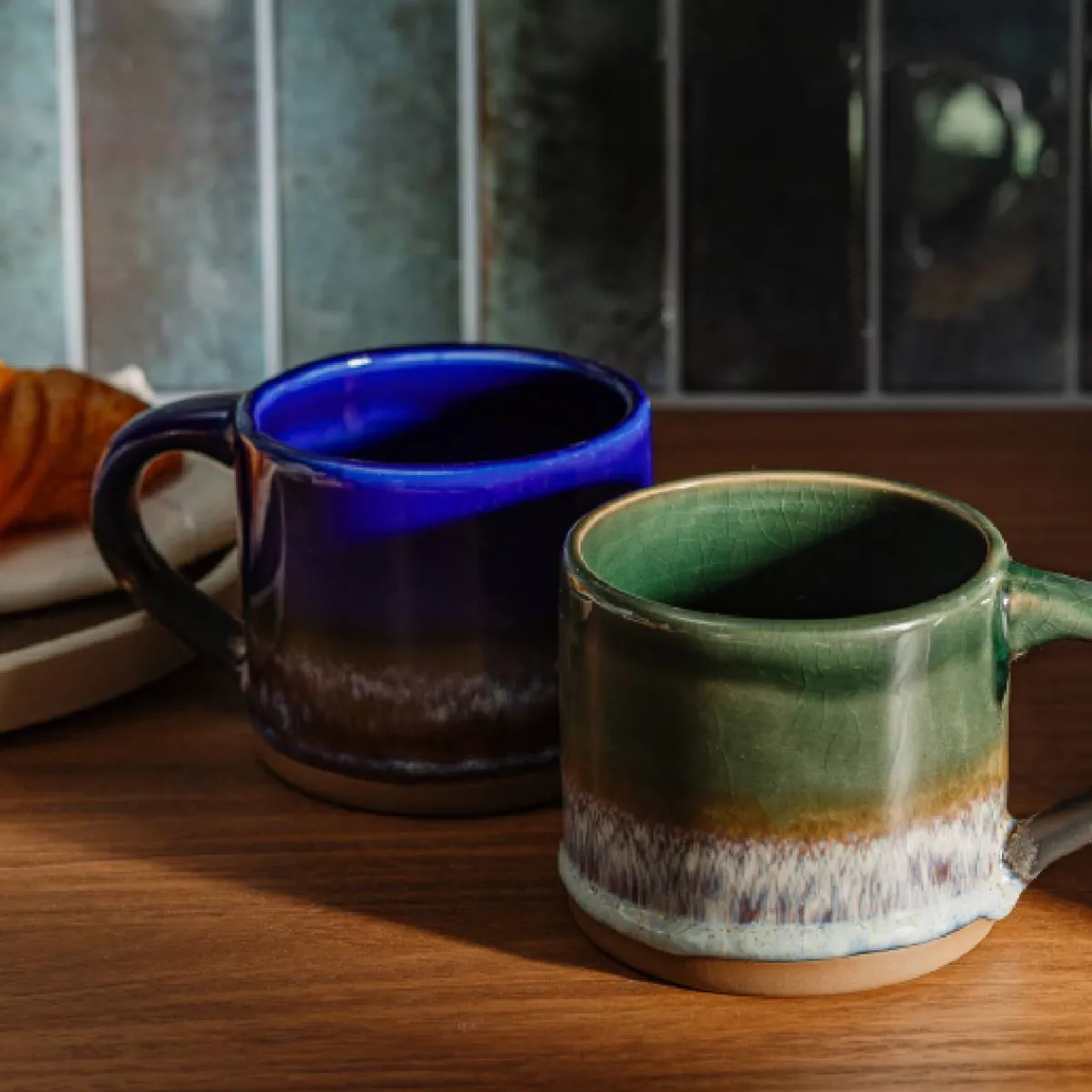 Sale Sass and Belle Marlowe Mug Blue/Brown