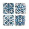 Best Sass and Belle Mediterranean Mosaic Santorini Coasters - Set of 4