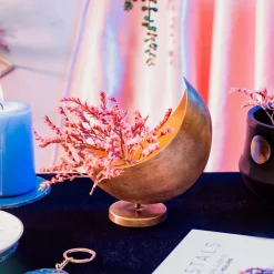 Sale Sass and Belle Mini Celestial Moon Gold Planter