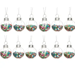 Online Sass and Belle Mini Disco Stars Baubles - Set of 12