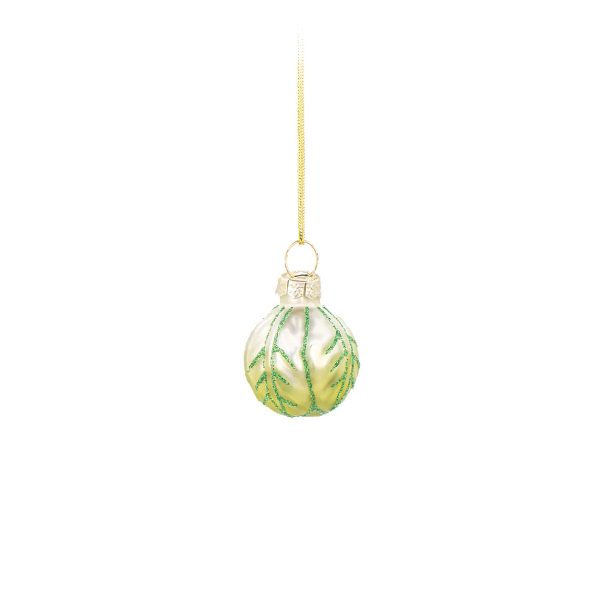 Best Sass and Belle Mini Glass Vegetable Hanging Decorations - Set of 4