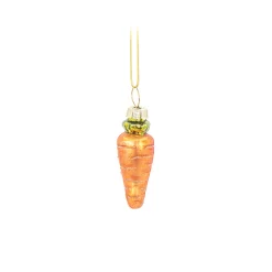 Best Sass and Belle Mini Glass Vegetable Hanging Decorations - Set of 4