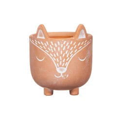 Discount Sass and Belle Mini Woodland Fox Terracotta Planter
