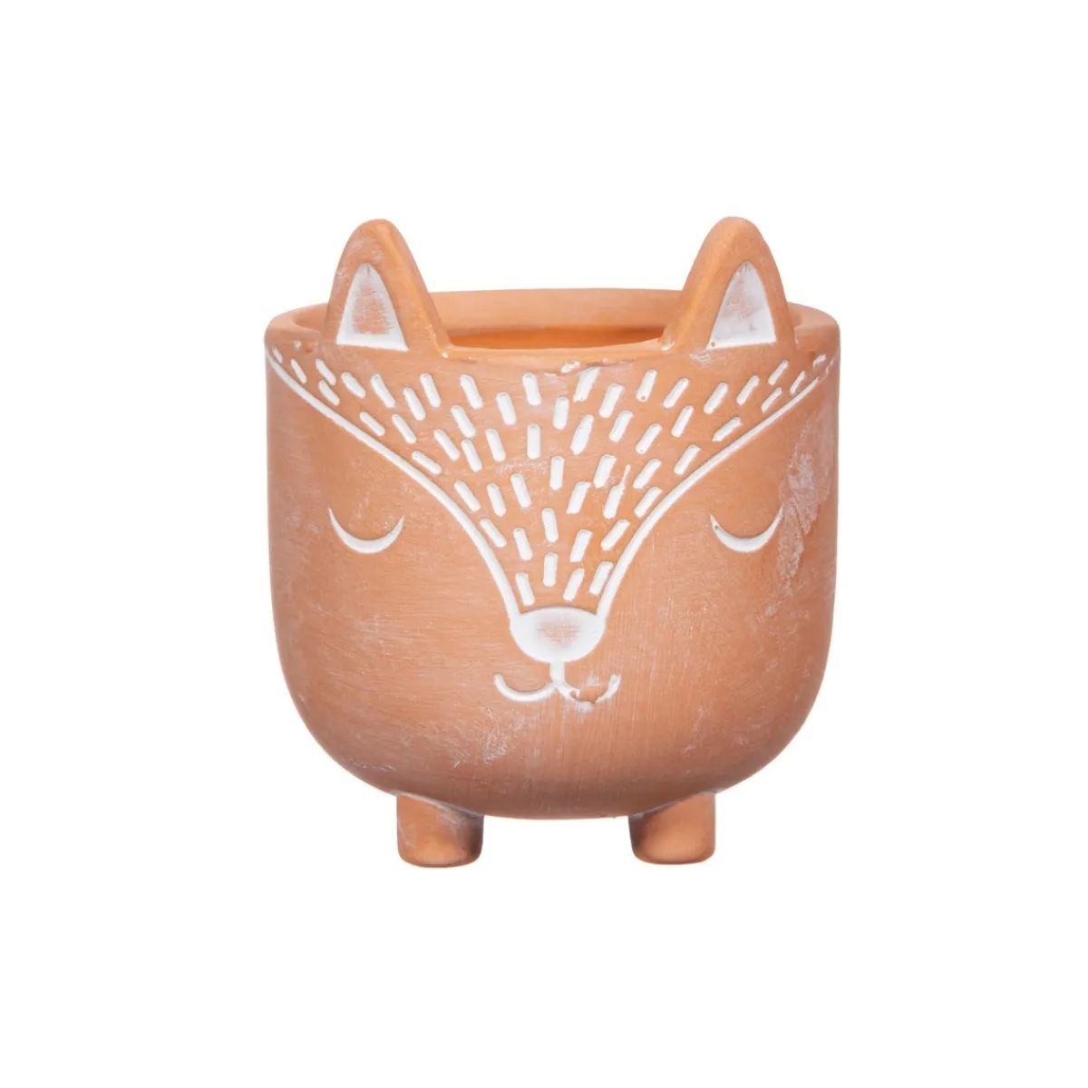 Discount Sass and Belle Mini Woodland Fox Terracotta Planter