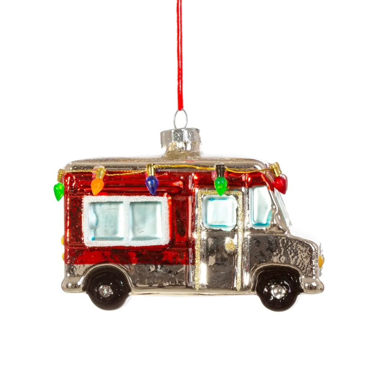 Hot Sass and Belle Mobile Home Shaped Bauble