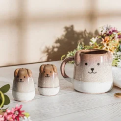 Hot Sass and Belle Mojave Dog Salt & Pepper Shakers