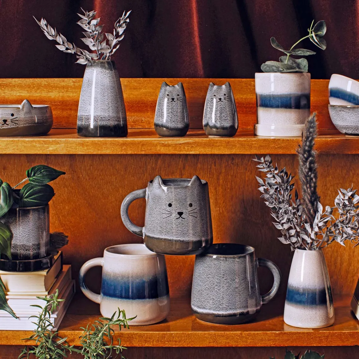 Online Sass and Belle Mojave Dusk Planter with Saucer