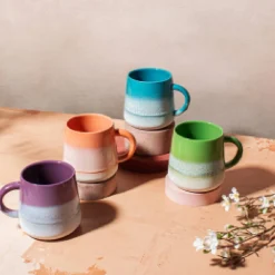 Best Sass and Belle Mojave Glaze Coral Mug