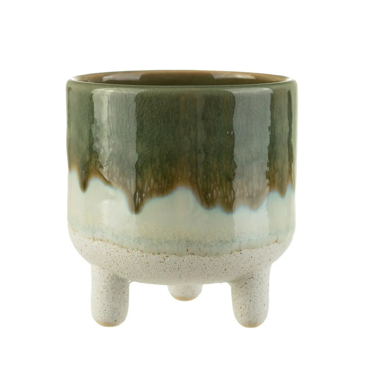 Sale Sass and Belle Mojave Glaze Green Planter