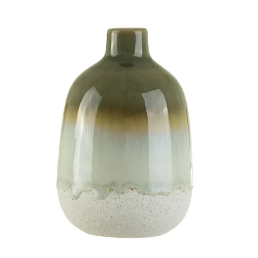 Best Sass and Belle Mojave Glaze Green Vase
