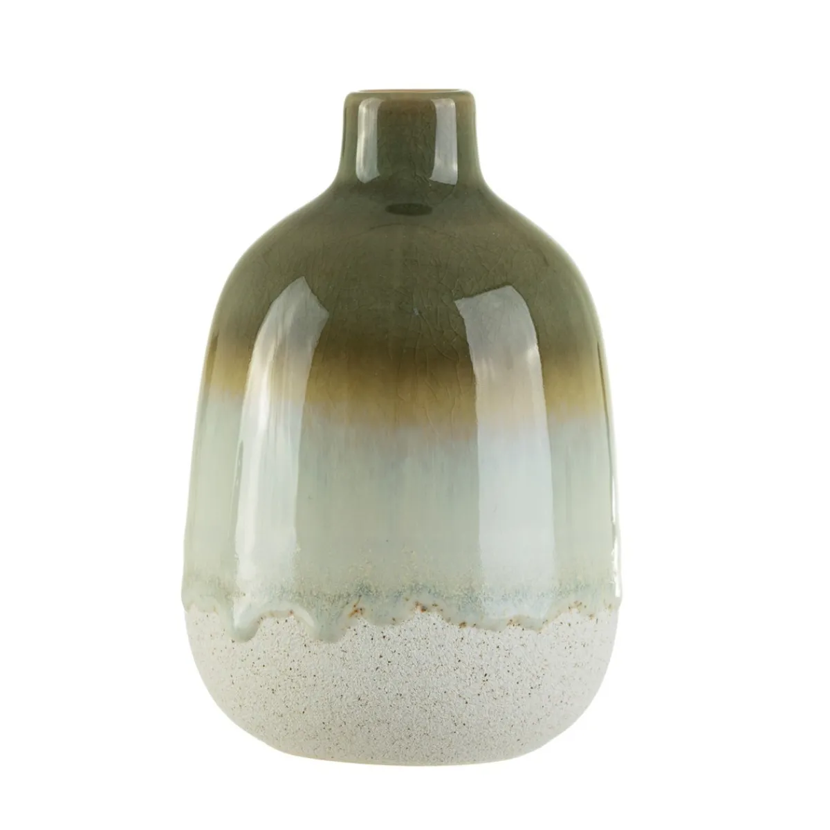 Best Sass and Belle Mojave Glaze Green Vase