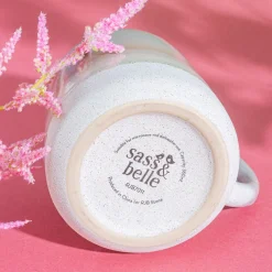 New Sass and Belle Mojave Glaze Grey Mug