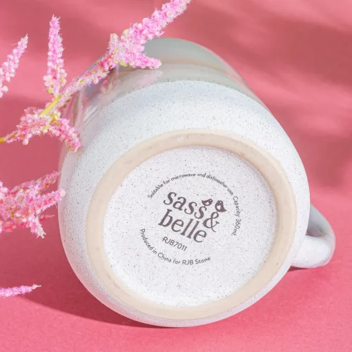 New Sass and Belle Mojave Glaze Grey Mug