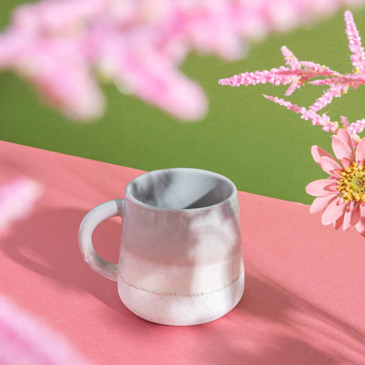 New Sass and Belle Mojave Glaze Grey Mug