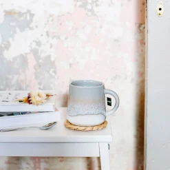 New Sass and Belle Mojave Glaze Grey Mug