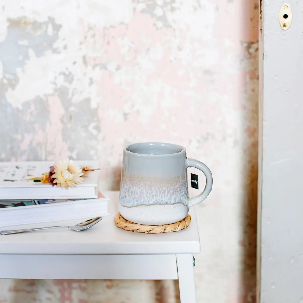 New Sass and Belle Mojave Glaze Grey Mug
