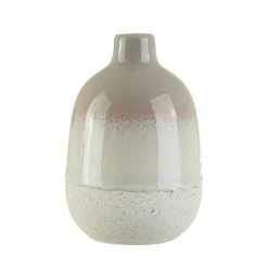 Hot Sass and Belle Mojave Glaze Grey Vase