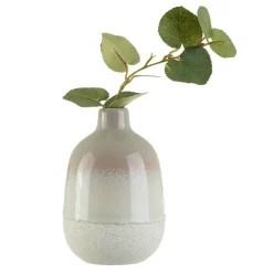 Hot Sass and Belle Mojave Glaze Grey Vase