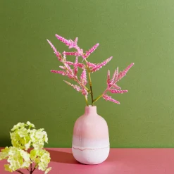 Outlet Sass and Belle Mojave Glaze Pink Vase