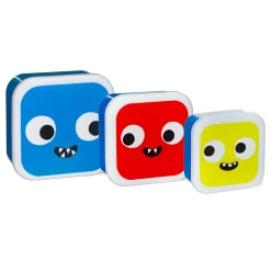 Clearance Sass and Belle Monster Lunch Boxes - Set of 3