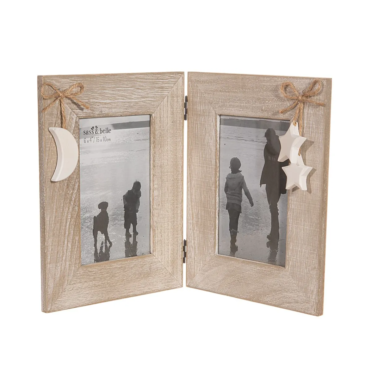Online Sass and Belle Moon and Stars Double Frame