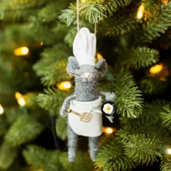 Outlet Sass and Belle Mouse Chef Felt Decoration