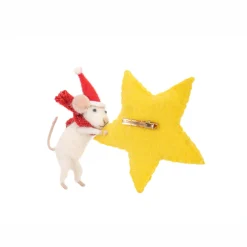 Online Sass and Belle Mouse with Felt Star Tree Topper Felt Decoration