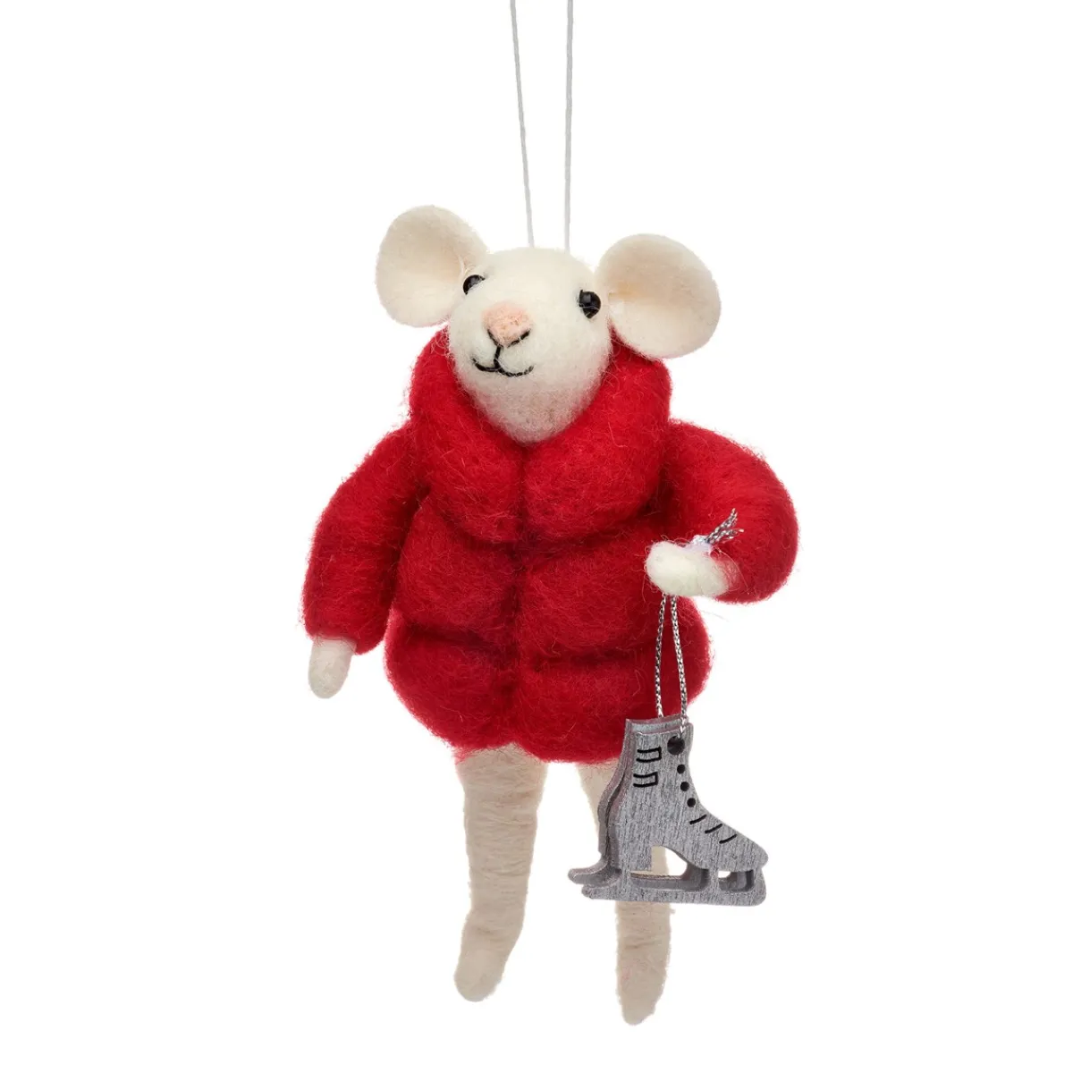 Discount Sass and Belle Mouse with Skates & Jacket Hanging Decoration