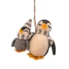 Sass and Belle Mum & Baby Penguin Felt Hanging Decoration