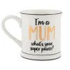 Hot Sass and Belle Mum Superpower Mug