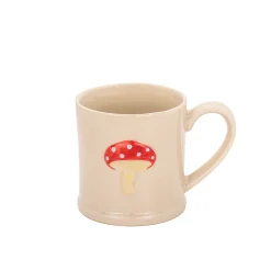 Hot Sass and Belle Mushroom Embossed Mug