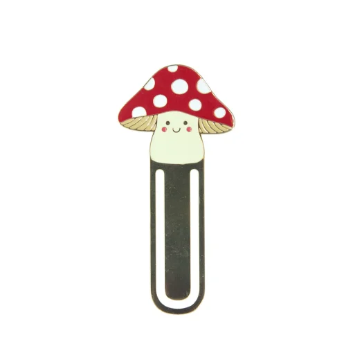 Best Sass and Belle Mushroom Metal Bookmark