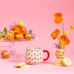 New Sass and Belle Mushroom Print Mug