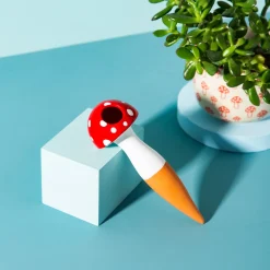 New Sass and Belle Mushroom Shaped Watering Spike Red