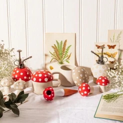 New Sass and Belle Mushroom Shaped Watering Spike Red