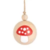 Sass and Belle Mushroom Wooden Bauble