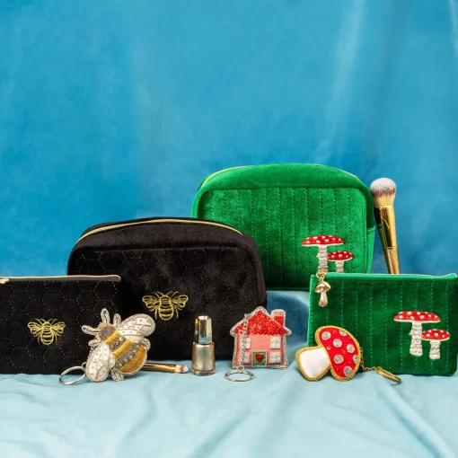 Sale Sass and Belle Mushroom Zari Keyring