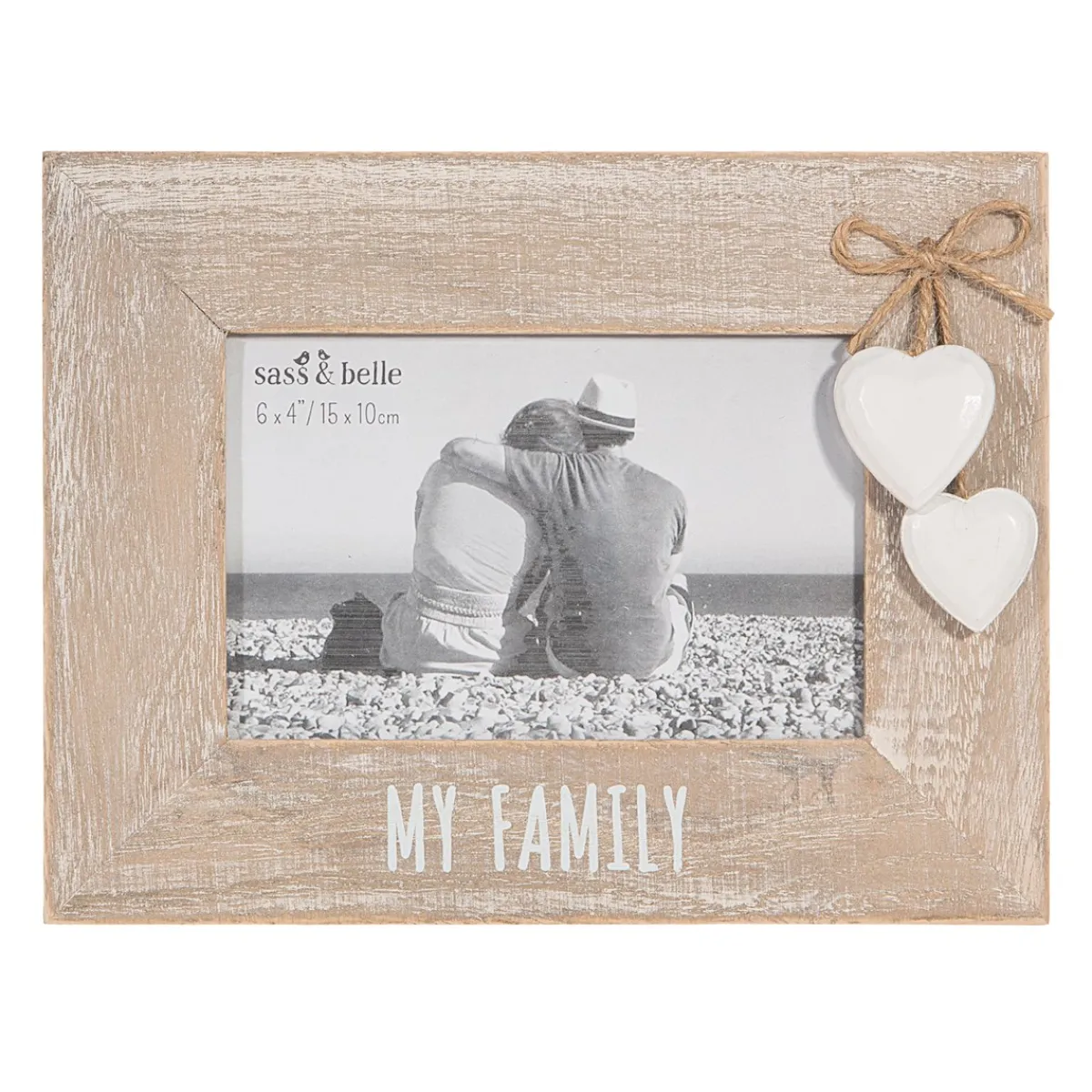 Sale Sass and Belle My Family Heart Frame