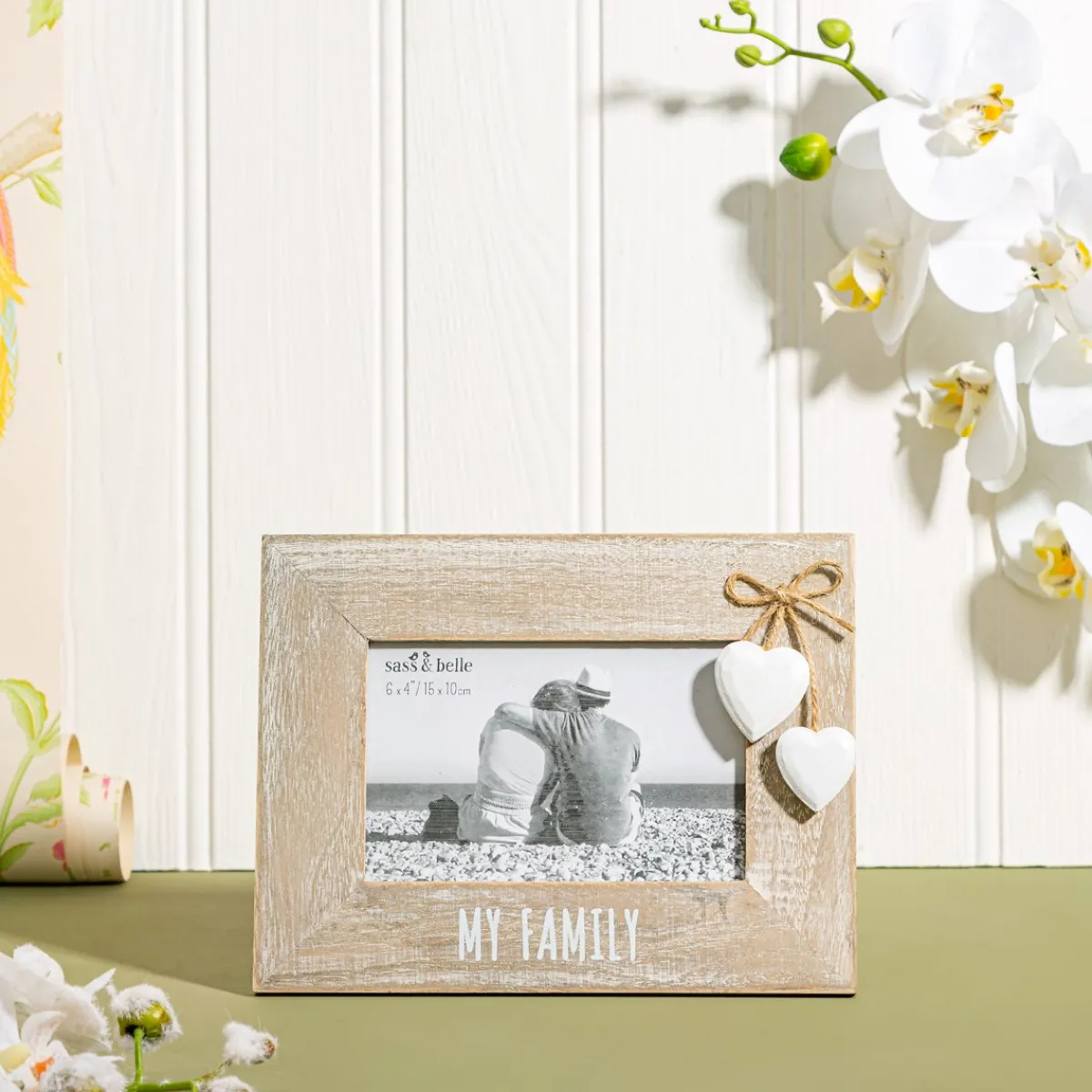 Sale Sass and Belle My Family Heart Frame