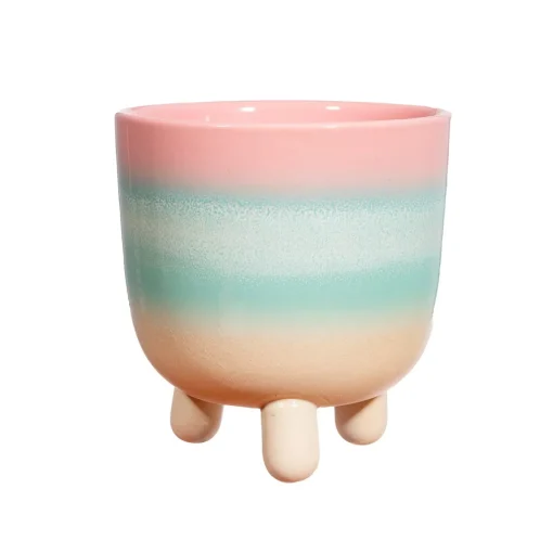 Hot Sass and Belle Pastel Ombre Leggy Planter Large