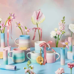 Sale Sass and Belle Pastel Ombre Mug Blue & Pink