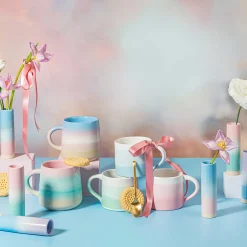 Sale Sass and Belle Pastel Ombre Mug Blue & Pink