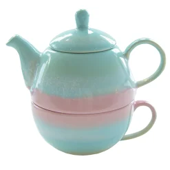 Best Sass and Belle Pastel Ombre Tea For One Pink & Green