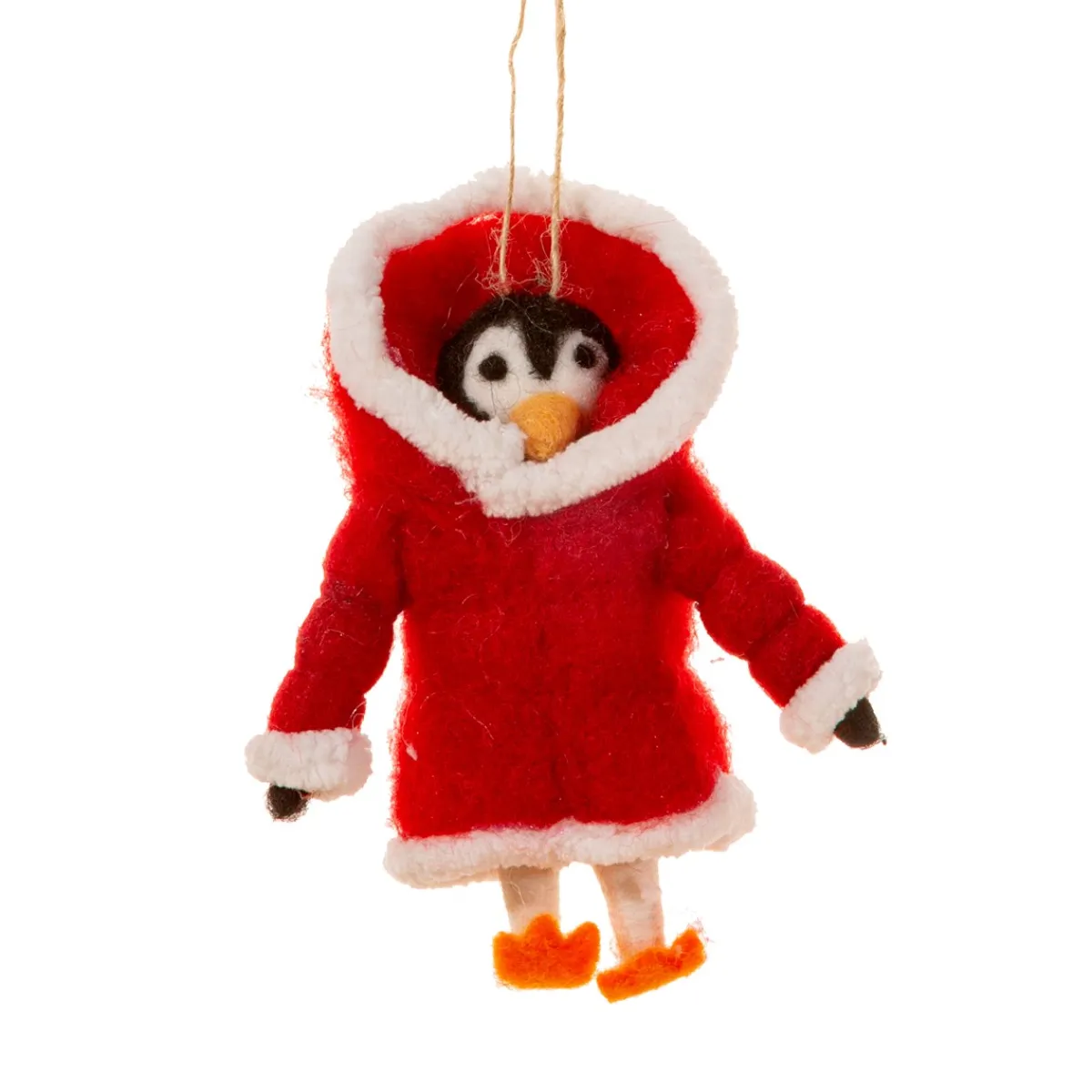 Outlet Sass and Belle Penguin in Puffer Jacket Felt Decoration