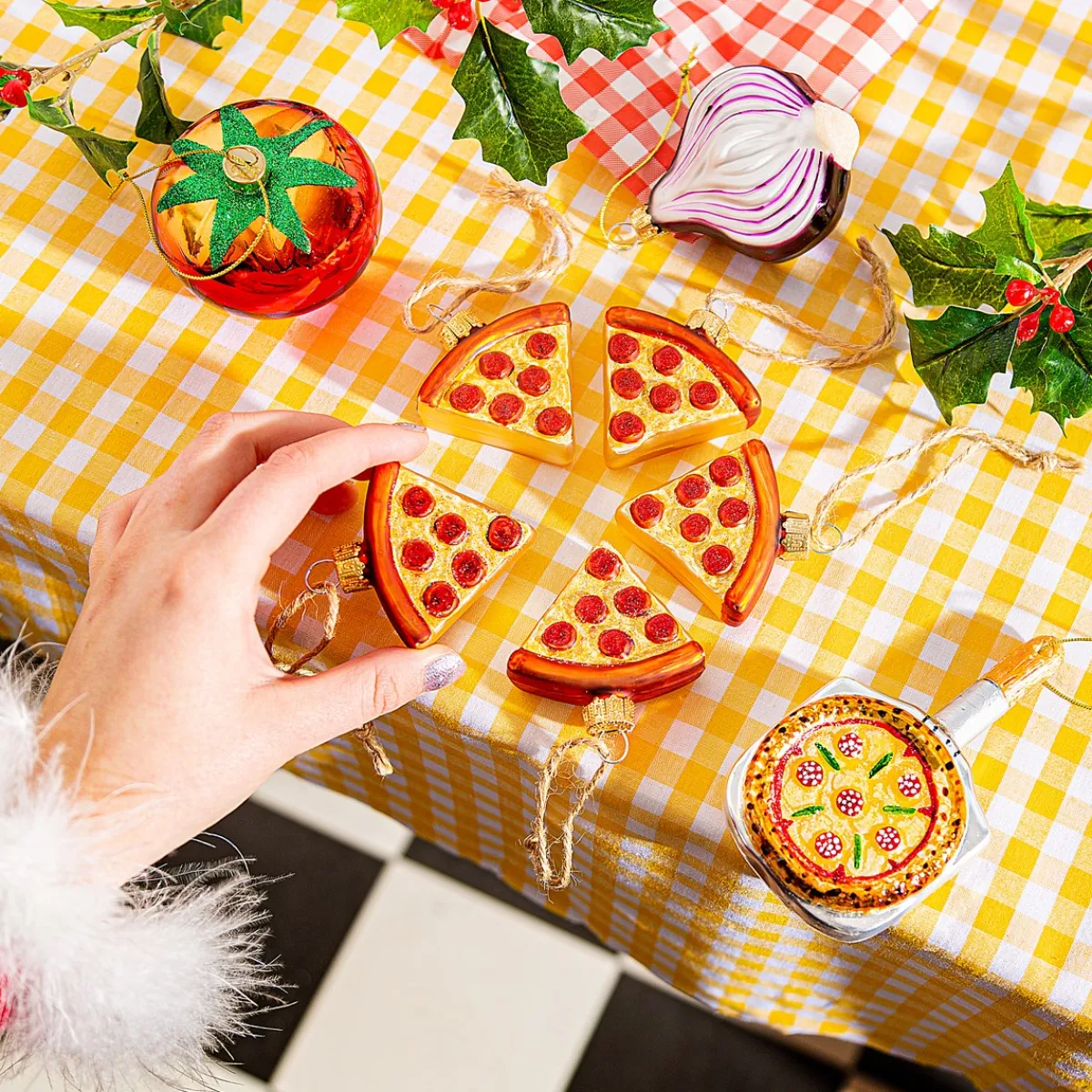 Sale Sass and Belle Pizza on Board Shaped Bauble