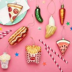 Clearance Sass and Belle Pizza Slice Shaped Bauble