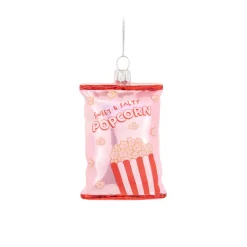 Hot Sass and Belle Popcorn Packet Shaped Bauble